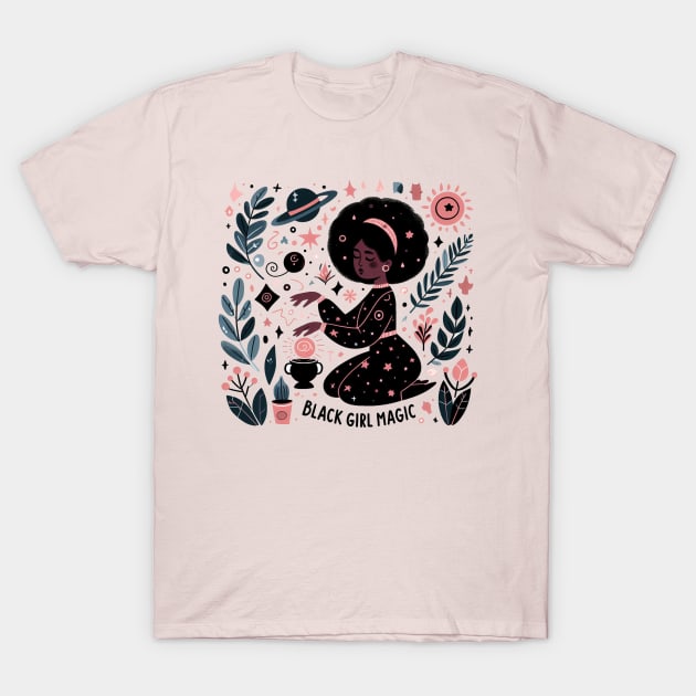 Black Girl Magic T-Shirt by NeneTees